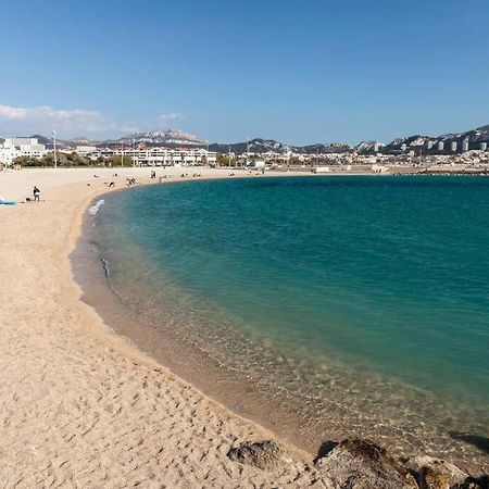 T2 Plage Prado-David, Parc Borely, Parking Privee Marseille Luaran gambar