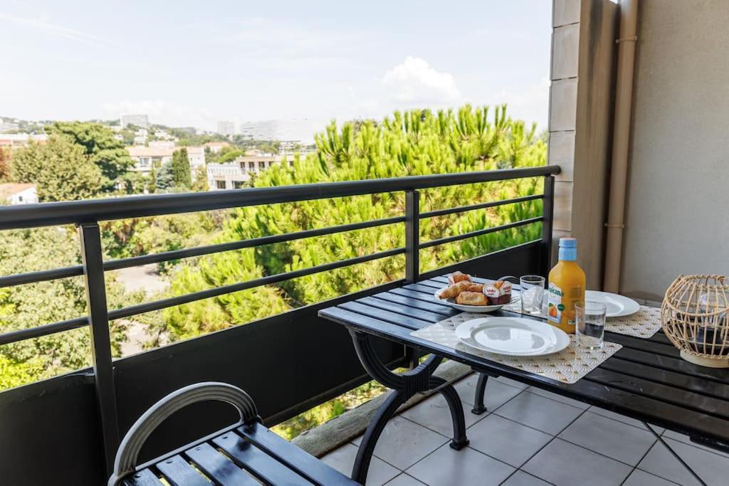 T2 Plage Prado-David, Parc Borely, Parking Privee Marseille Luaran gambar